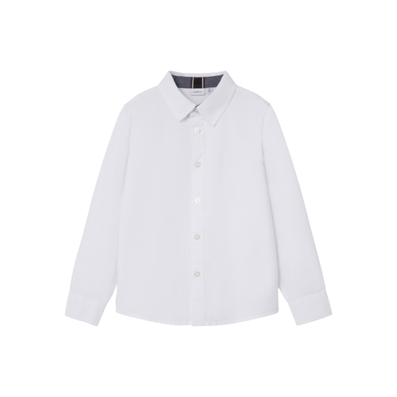 Name It Παιδικά Πουκάμισα 13169166 - Λευκό - Bright White