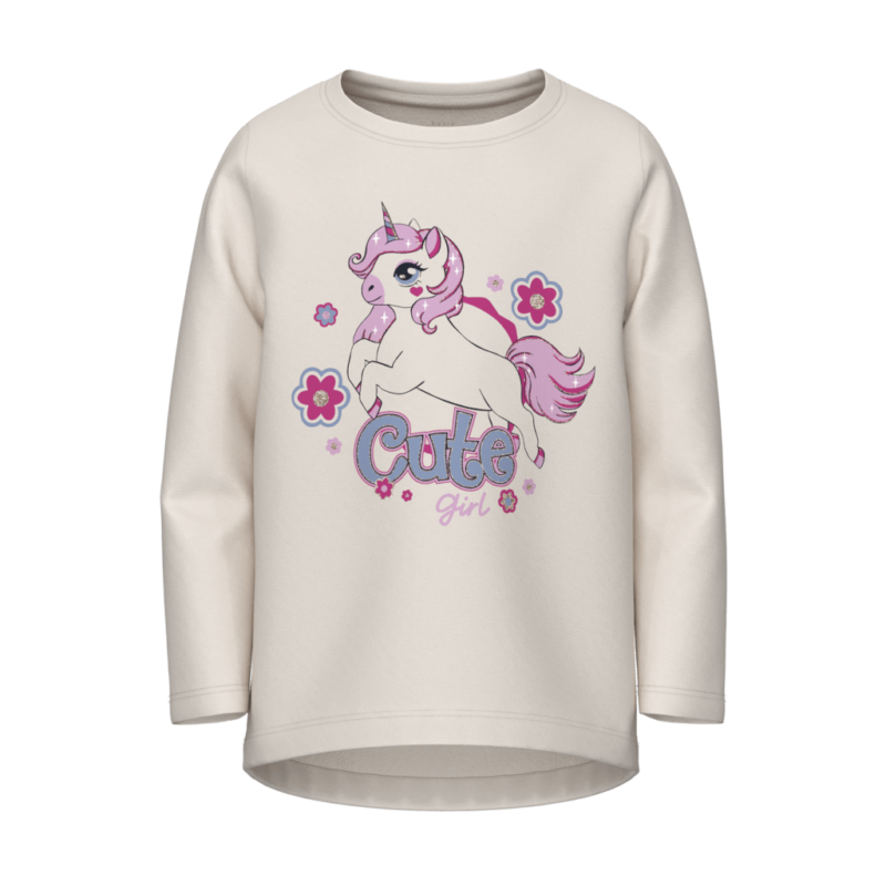 Name It Παιδικές Μπλούζες 13224958 - Λευκό - Jet Stream Cute Girl