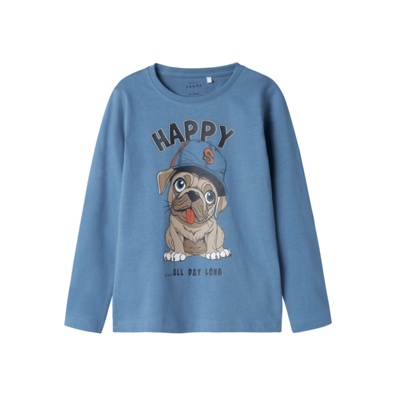 Name It Παιδικές Μπλούζες 13225456 - Μπλε - Coronet Blue Happy Dog