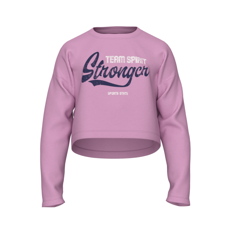 Name It Παιδικές Μπλούζες 13225499 - Ροζ - Pastel Lavender Stronger
