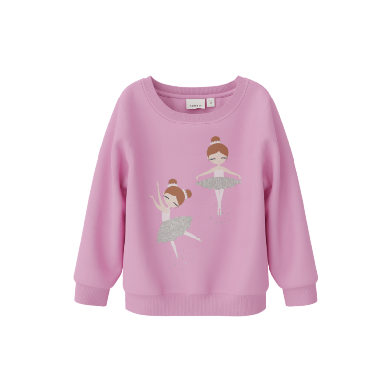 Name It Παιδικά Φούτερ 13231112 - Ροζ - Fuchsia Pink