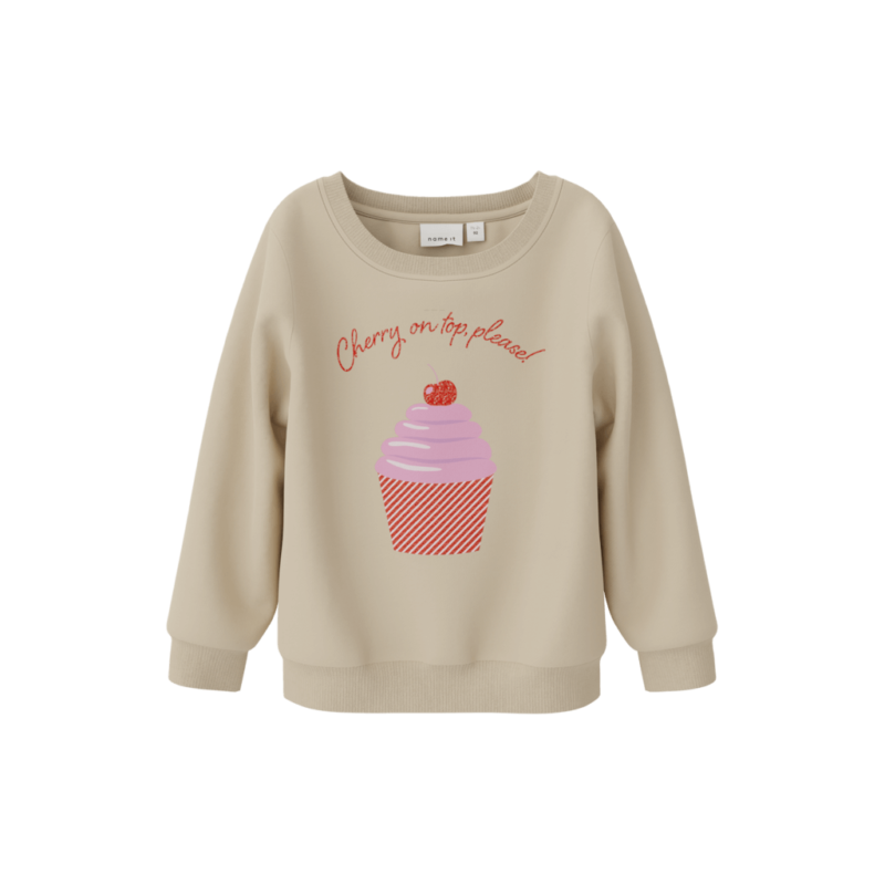 Name It Παιδικά Φούτερ 13231112 - Μπεζ - Irish Cream