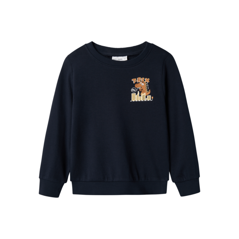Name It Παιδικά Φούτερ 13231413 - Μπλε - Dark Sapphire T-Rex