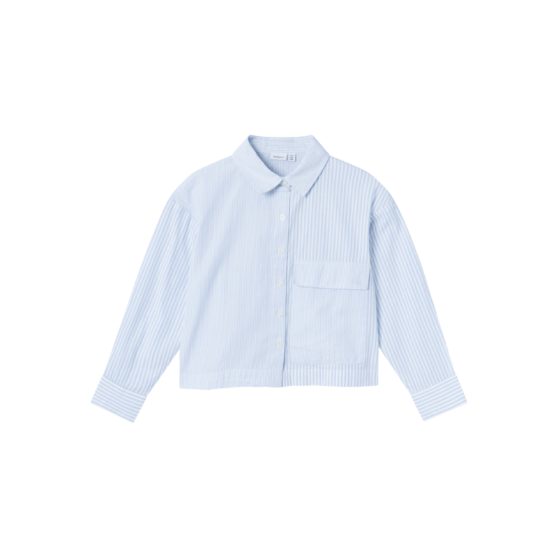 Name It Παιδικά Πουκάμισα 13231493 - Γαλάζιο - Chambray Blue