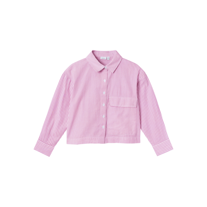 Name It Παιδικά Πουκάμισα 13231493 - Ροζ - Pastel Lavender