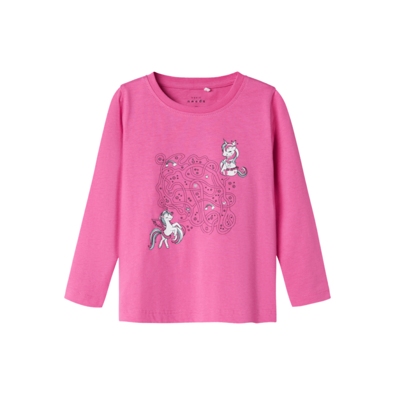 Name It Παιδικές Μπλούζες 13224957 - Ροζ - Phlox Pink Unicorns