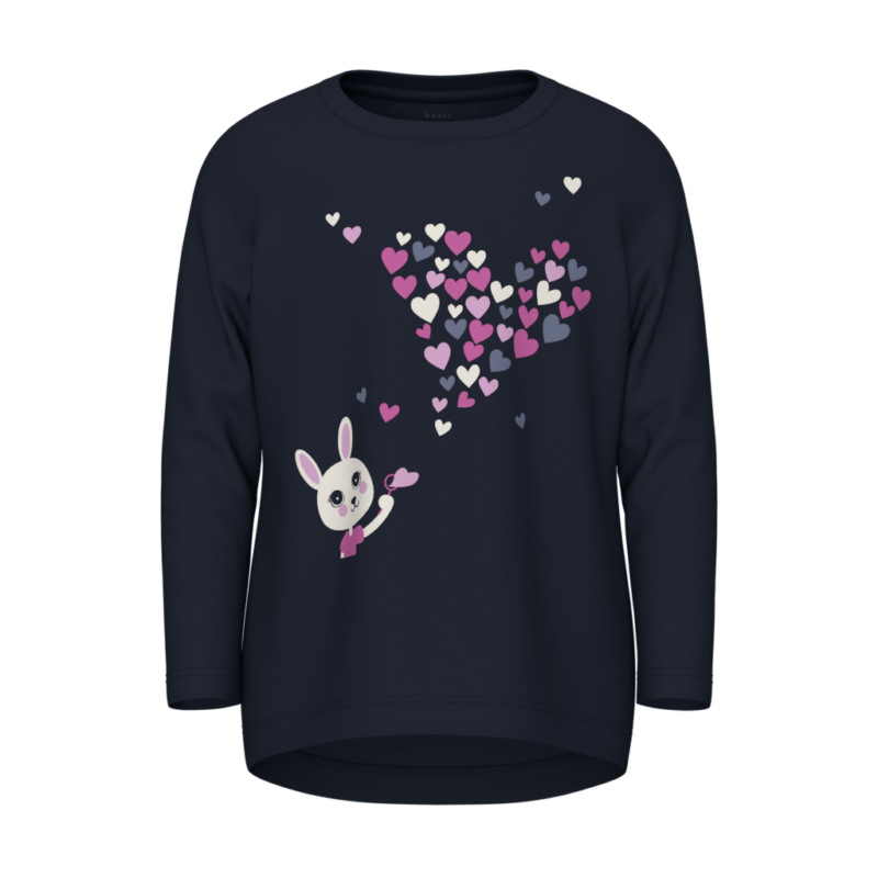 Name It Παιδικές Μπλούζες 13224958 - Μπλε - Dark Sapphire Bunny