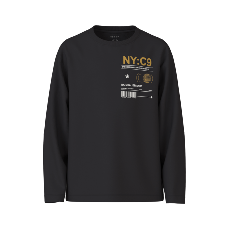 Name It Παιδικές Μπλούζες 13224968 - Μαύρο - Black NY