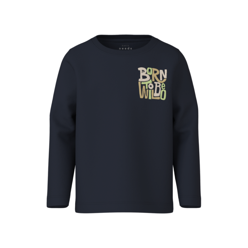 Name It Παιδικό T-Shirt 13224978 - 5715672667370 - Dark Sapphire Born To Be Wild