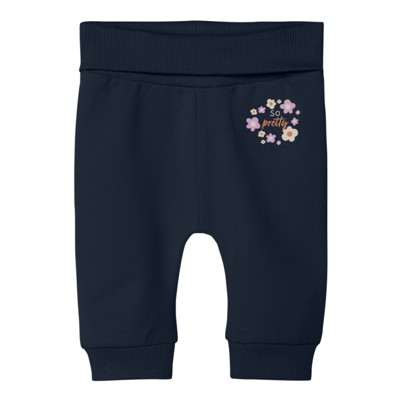 Name It Παιδικά Παντελόνια 13226051 - Μπλε - Dark Sapphire Flowers