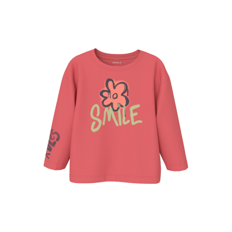 Name It Παιδικές Μπλούζες 13233048 - Κοραλί - Rose Of Sharon