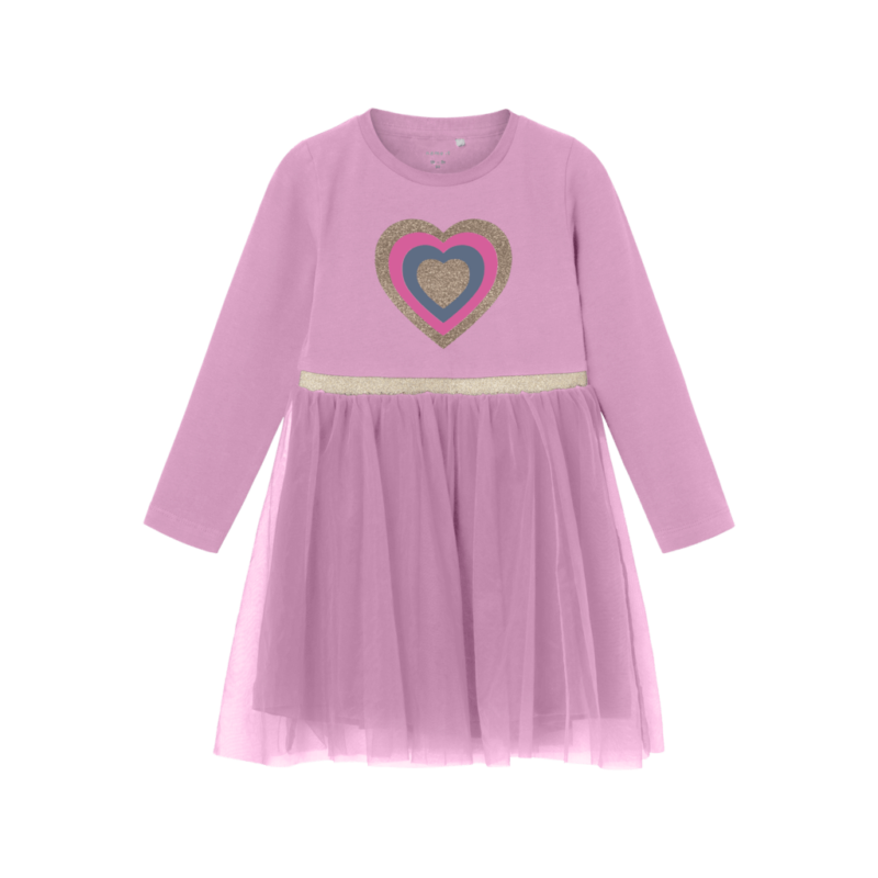 Name It Παιδικά Φορέματα 13233856 - Ροζ - Pastel Lavender