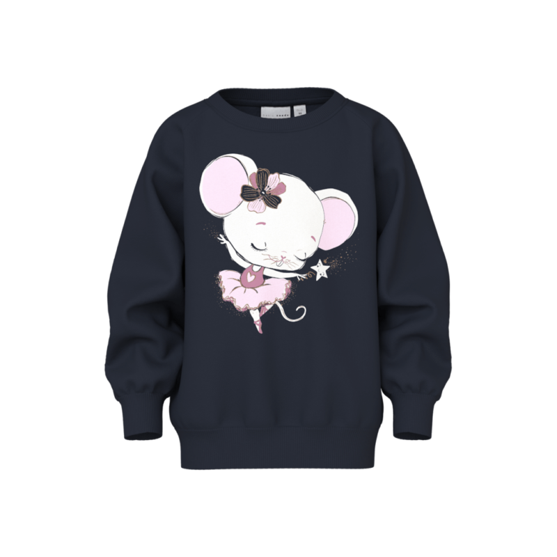 Name It Παιδικά Φούτερ 13234422 - Μπλε - Dark Sapphire Mouse
