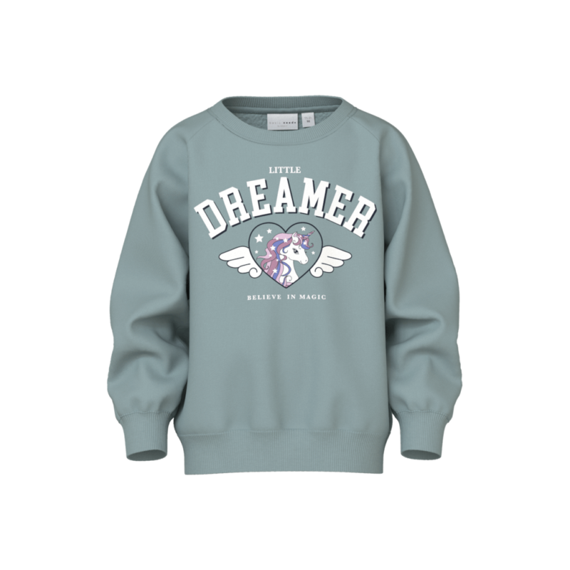 Name It Παιδικό Φούτερ 13234422 - 5715671917407 - Gray Mist Dreamer