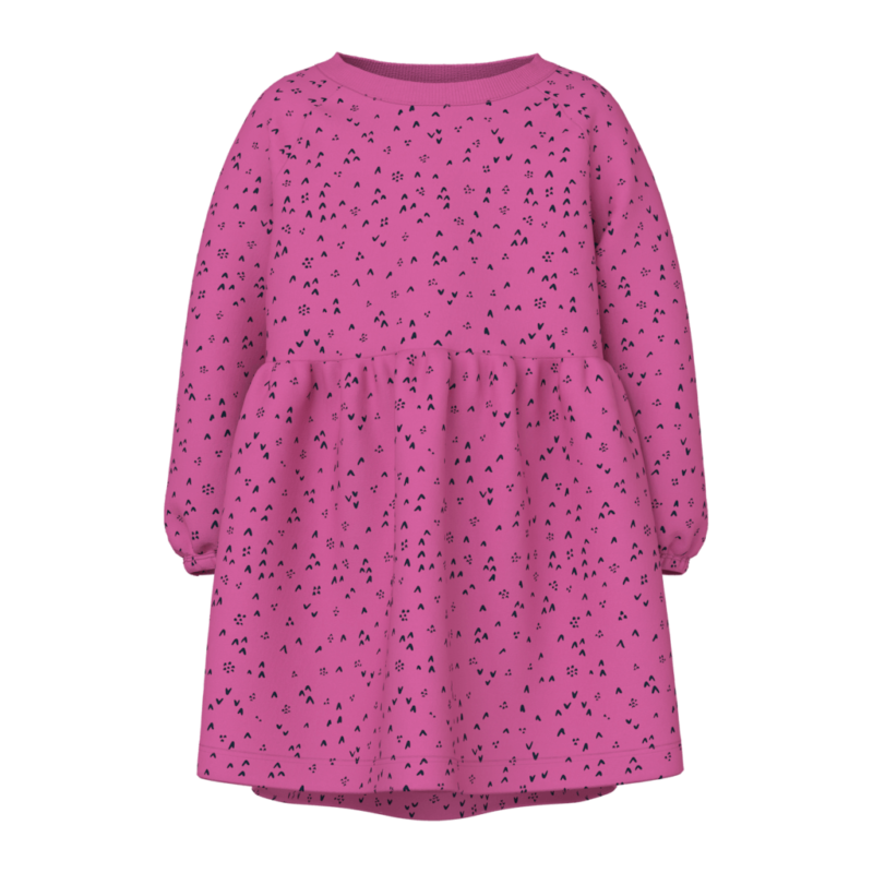 Name It Παιδικά Φορέματα 13234444 - Ροζ - Phlox Pink Small Hearts
