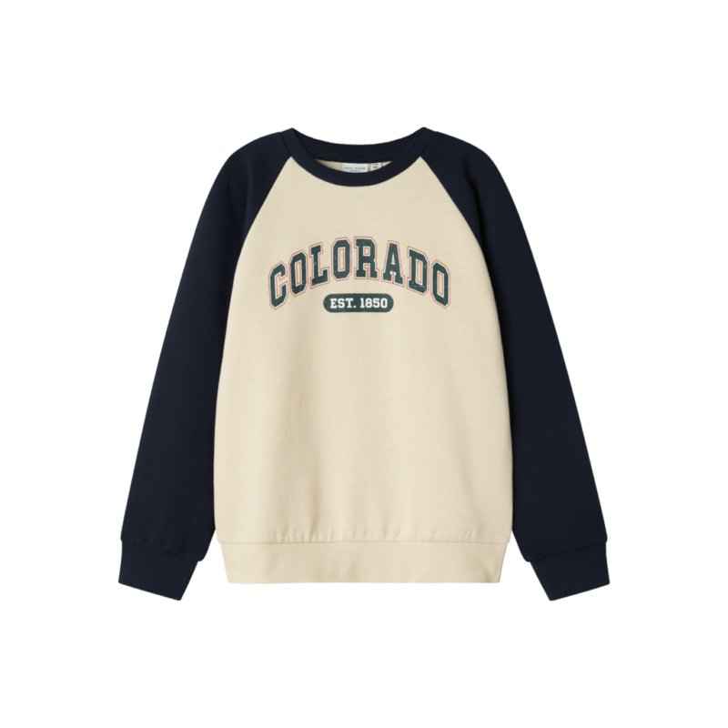 Name It Παιδικά Φούτερ 13234447 - Εκρού - Summer Sand Colorado