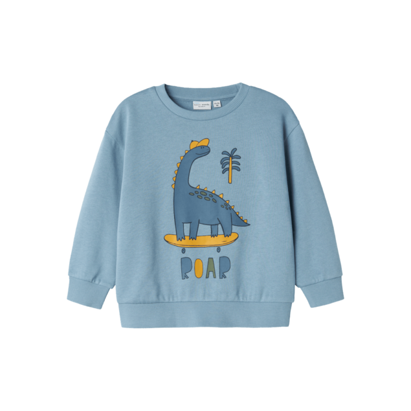 Name It Παιδικά Φούτερ 13234448 - Γαλάζιο - Mountain Spring Dino