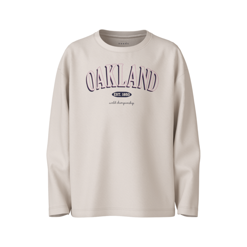 Name It Παιδικές Μπλούζες 13234709 - Λευκό - Jet Stream Oakland