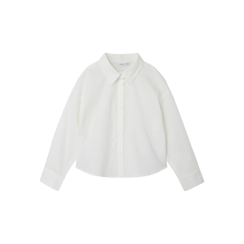 Name It Παιδικό Πουκάμισο 13235371 - 5715671772068 - Bright White STUDS