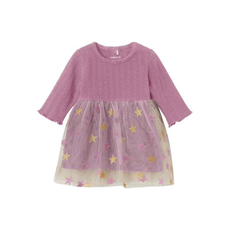 Name It Παιδικό Φόρεμα 13236121 - 5715613226710 - Mauve Orchid
